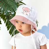 Detské čiapky - klobúčiky - letné - dievčenské - model - 5/346 - 48 cm